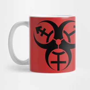 Trans Biohazard - Black Mug